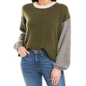 Madewell Colorblock Payton Sweater in Coziest Yarn